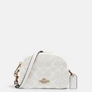 Coach Mini Serena Crossbody In Signature Canvas 2628 (IM/Chalk/Glacierwhite)