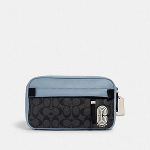 Coach Signature Colorblock 3760 Edge Belt Bag