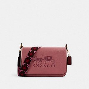Coach Colorblock Jes 4521 Messenger Crossbody Bag In Rose Multi