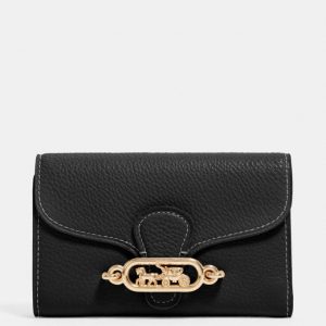 Coach Jade Medium Envelope Wallet 88099 In Black