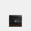 COACH-WOMEN-WALLET-SMALL-SIGNATURE-GOLD-BROWN-f87589