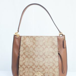 Coach Signature Canvas F79993 IME74 Marlon Hobo Shoulder Bag