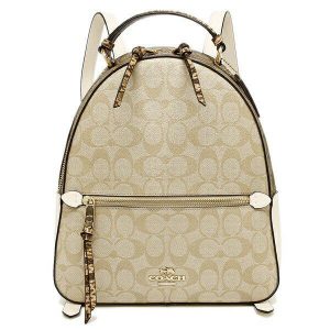 Coach Signature Jordyn 2725 Backpack In Light Khaki Chalk