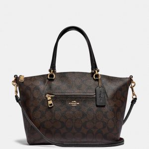 Coach Prairie Satchel In Signature Canvas F79998 (IM/Brown/Black)