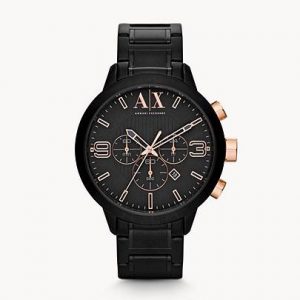 Armani Exchange Chronograph AX1350 Black Stainless Steel Watch